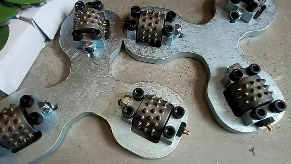 Dt030 Concrete Diamond Grinding Bush Hammer