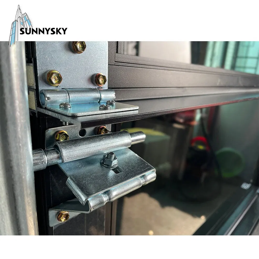 Aluminum Roller Double Glass Garage Door