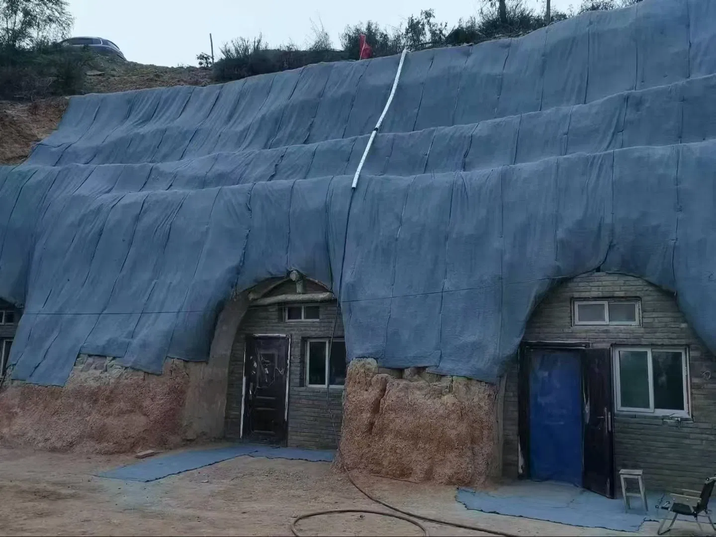 Long-Term Performance Slope Protection Geosynthetic Concrete Blanket Cement Canvas Blanket for Erosion and Sediment Control