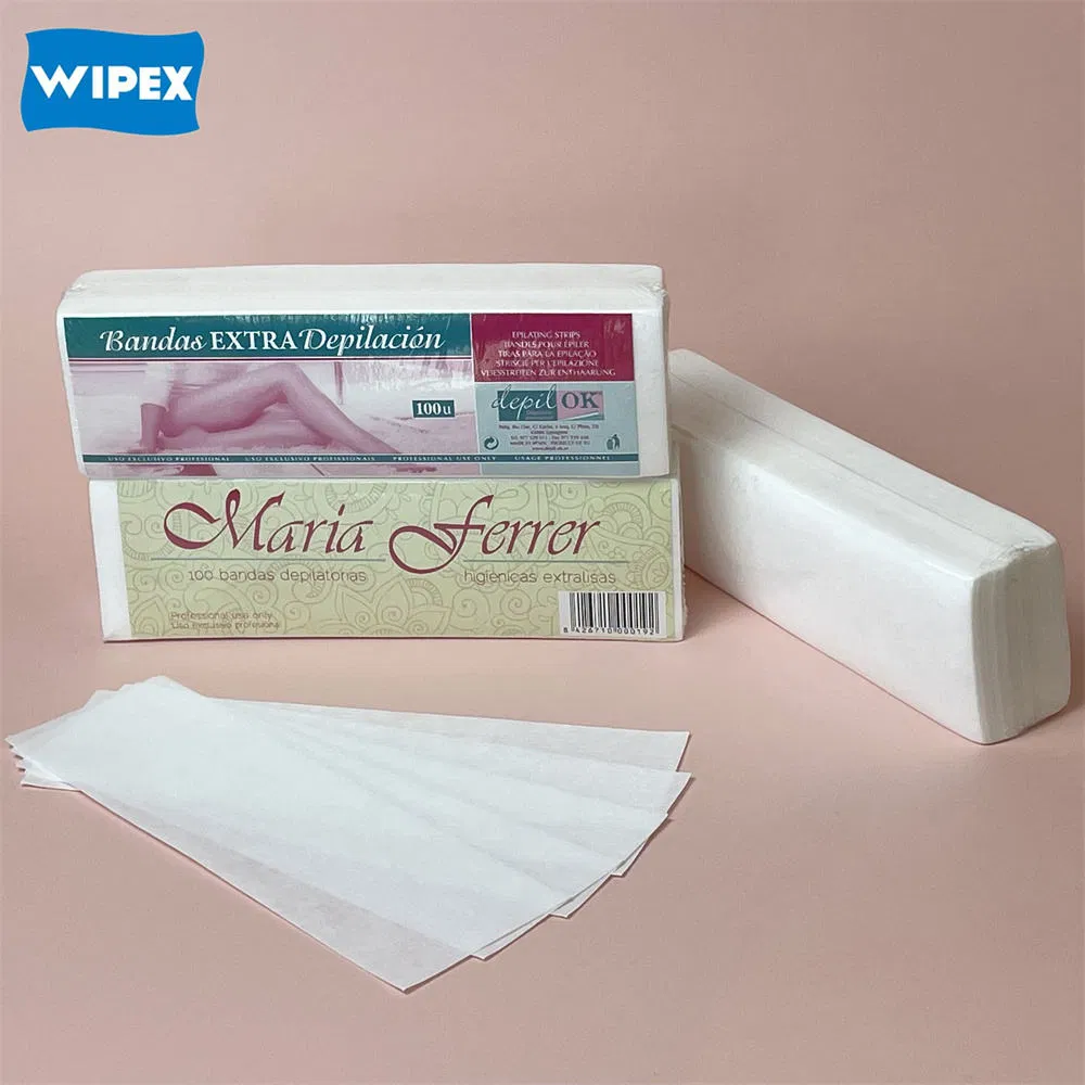 Women Beauty Non Woven Facial Body Hair Removal Depilatory Wax Strips