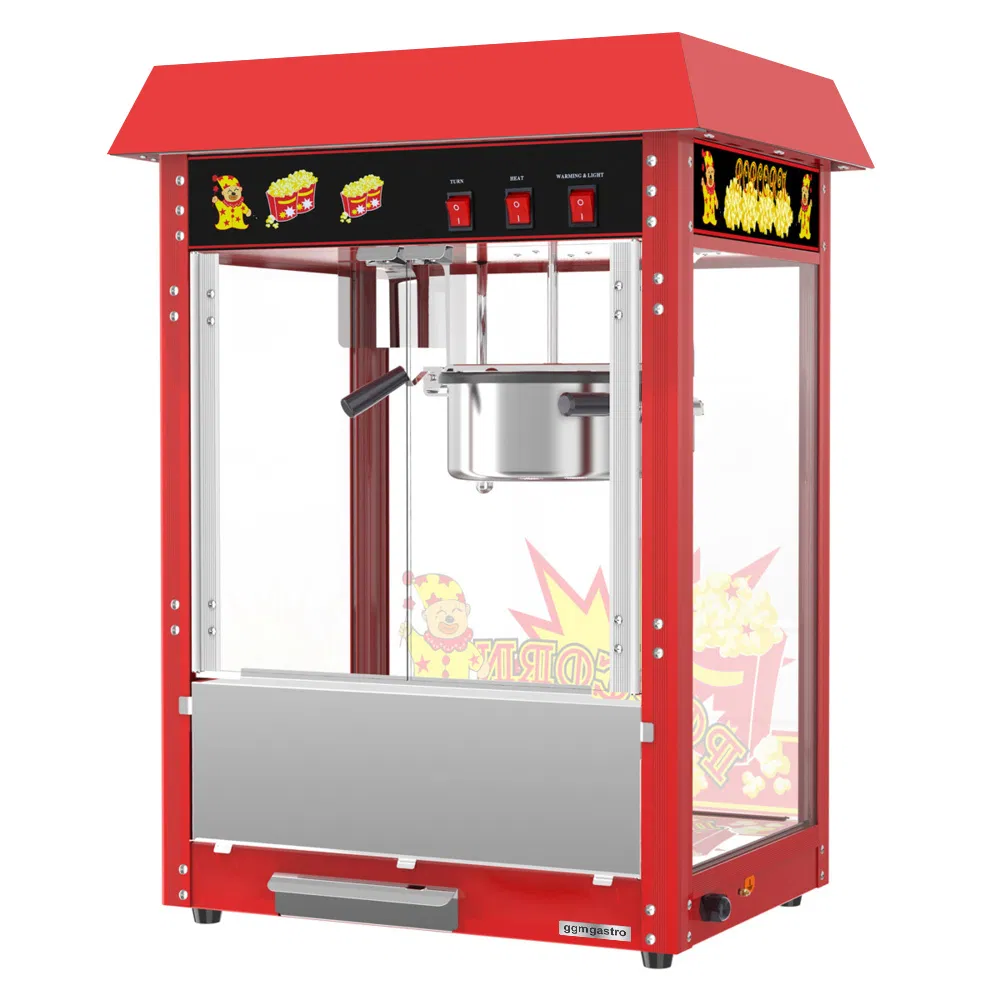 Hot Sale Multi-Functional Popcorn Making Machine with Display Showcase