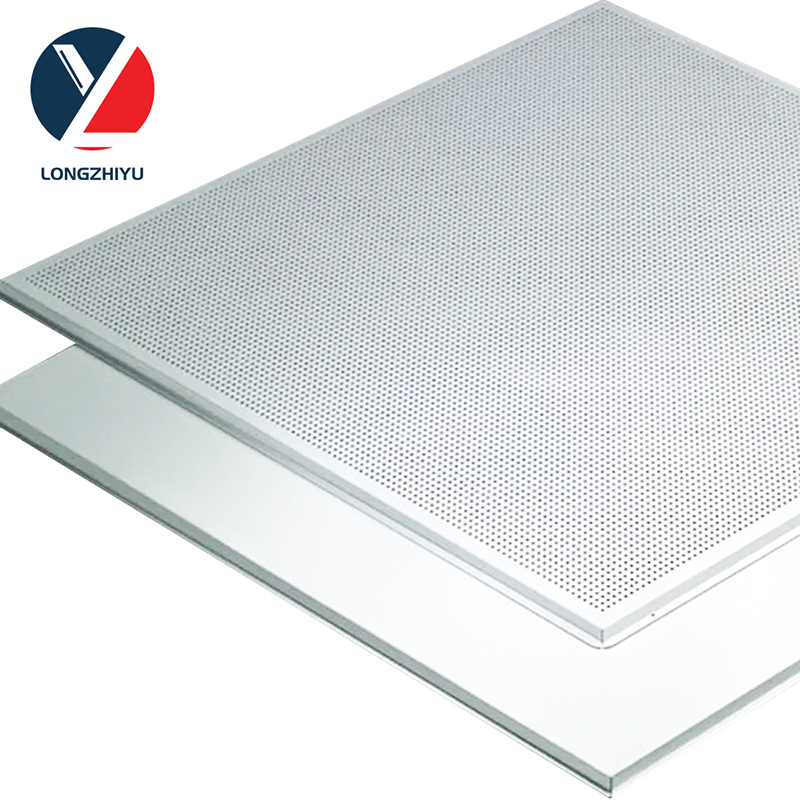 Advanced Acoustic Aluminum Metal Ceiling Panel Soundproof Aluminium Acoustic Panel Ceiling Covering Ceiling Decoration