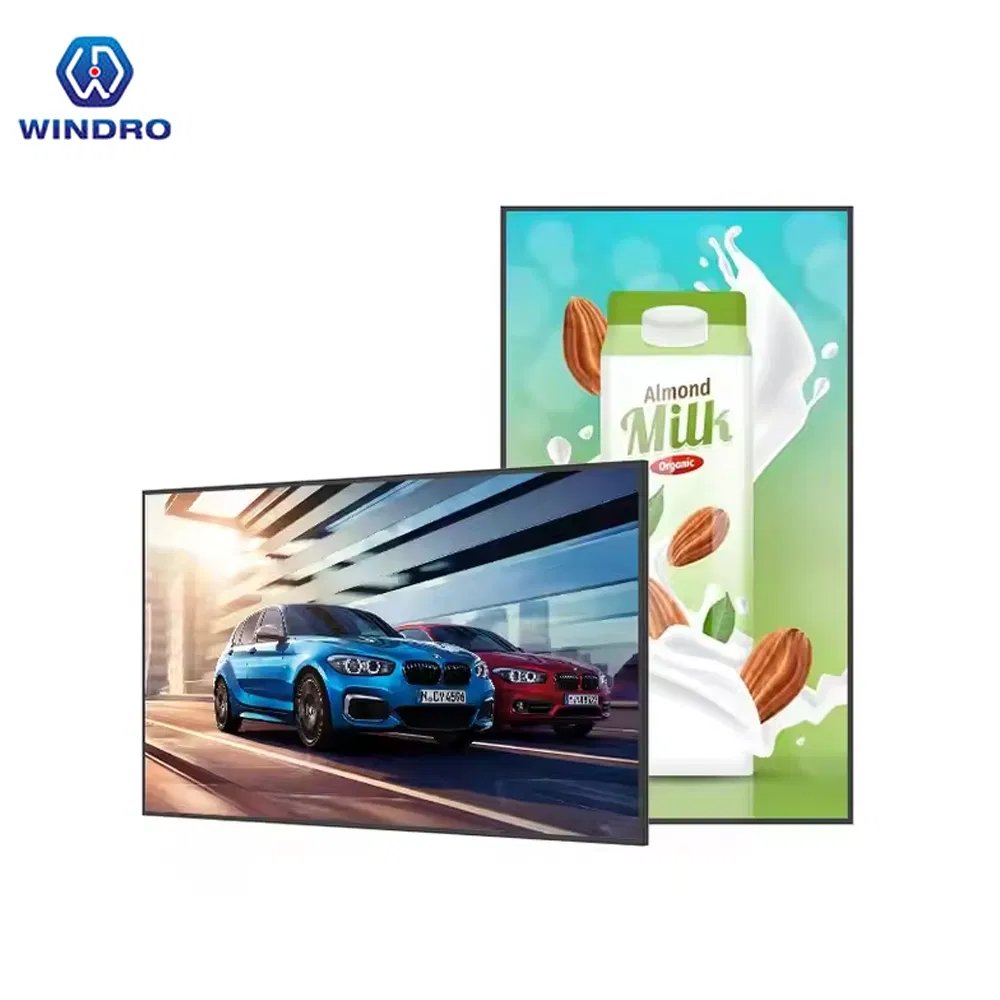 HD 4K Display Video Photo Indoor Advertising Wall Mounted Digital Signage