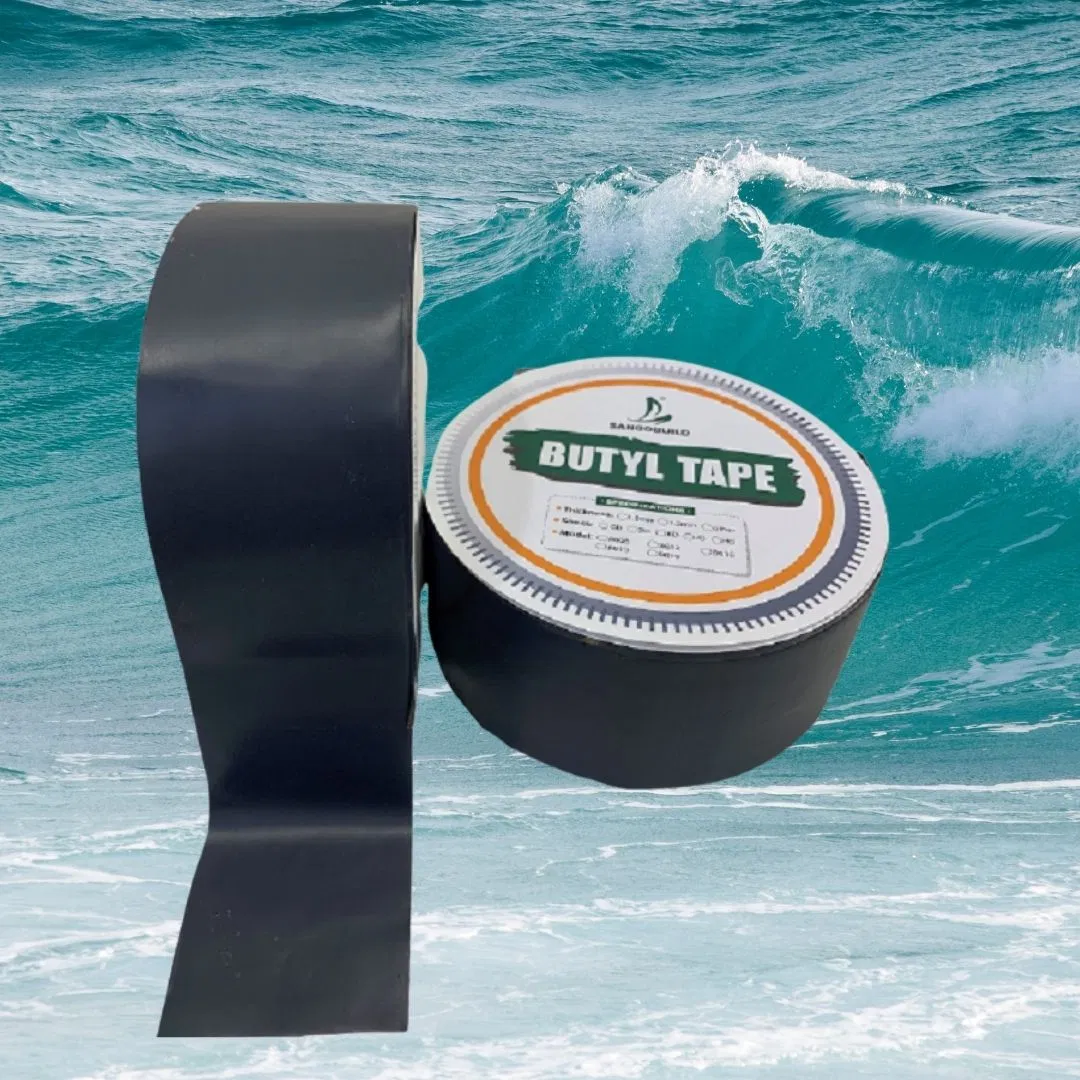 Construction Material Self Adhesive Bitumen Waterproof Butyl Rubber Tape