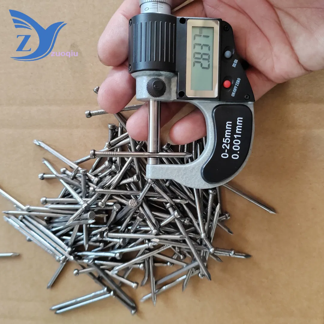 Hot Dipped Galvanized Low Carbon Steel Furniture Nails Without Head Common Nails Wooden Nails