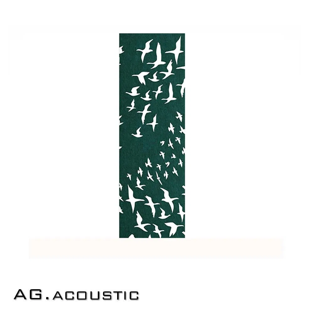 AG. Acoustic Hanging Acoustic Screen Carved Polyester Fiber Soundproofing Wall Board for Office