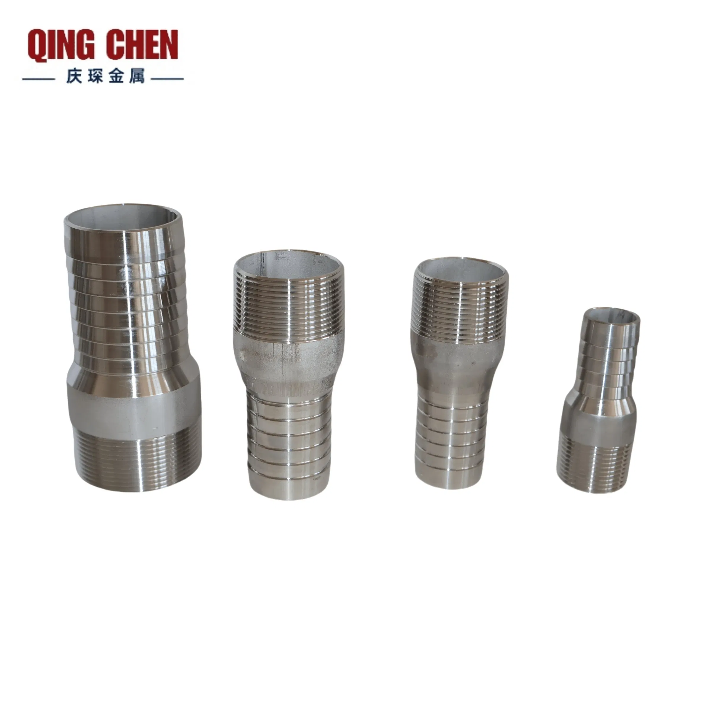 Stainless Steel Pipe Fittings 304 316 3" NPT/BSPT Hose Nipple