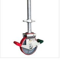 Adjustable Scaffolding Castor Wheel with Jack 38*500mm