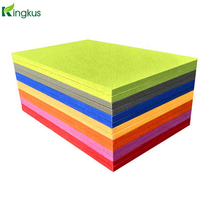 Fire Resistant Polyester Fiber Acoustic Panel / Ceiling Panel