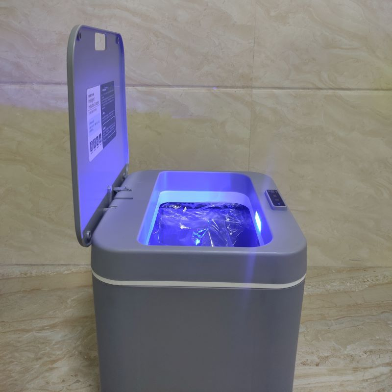 LED Smart Trash Can Intelligent Sensor Rubbish Can