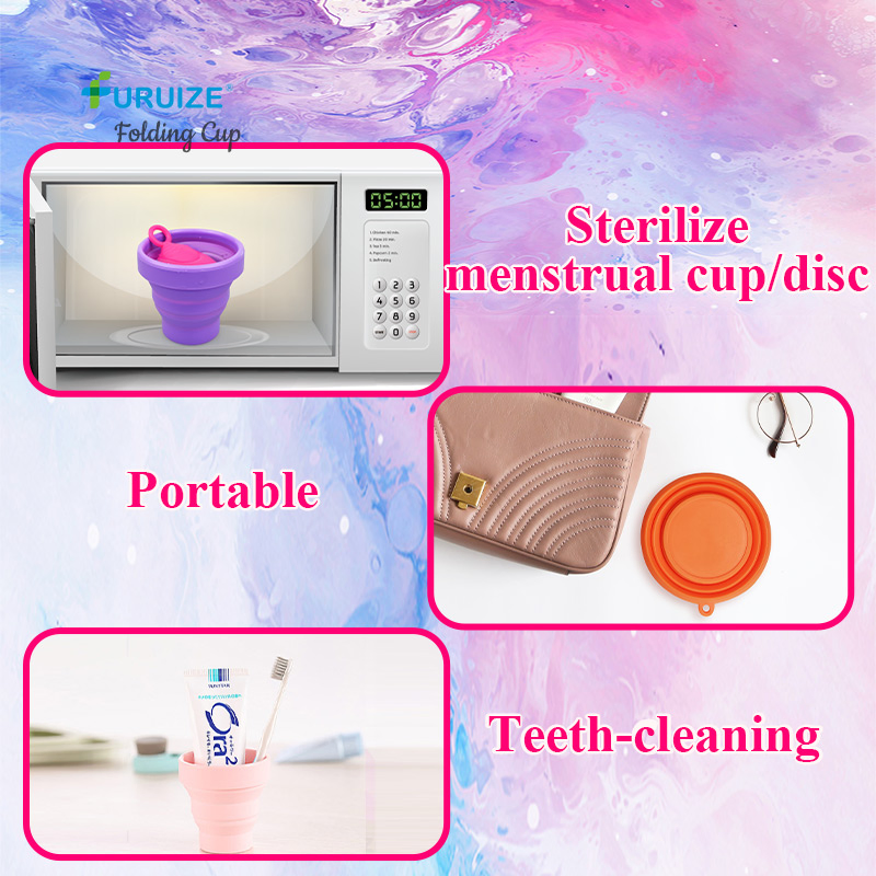 Furuize Custom Logo Reusable Menstrual Disc Sterilizer Portable Menstrual Cup Disinfection Box