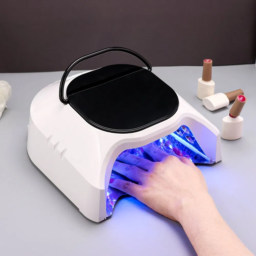 Cordless 86W Nail UV LED Lamp Handle Flash Cure Rechargeable Dual Light Gel Lacquer UV Light Nails Dryer
