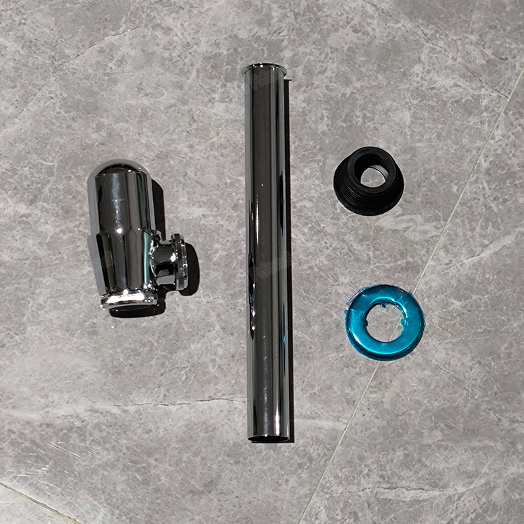 Brass 1/2" Bottle Trap Vessel Sink P Trap Brass Wall Mounted Sink Pipe