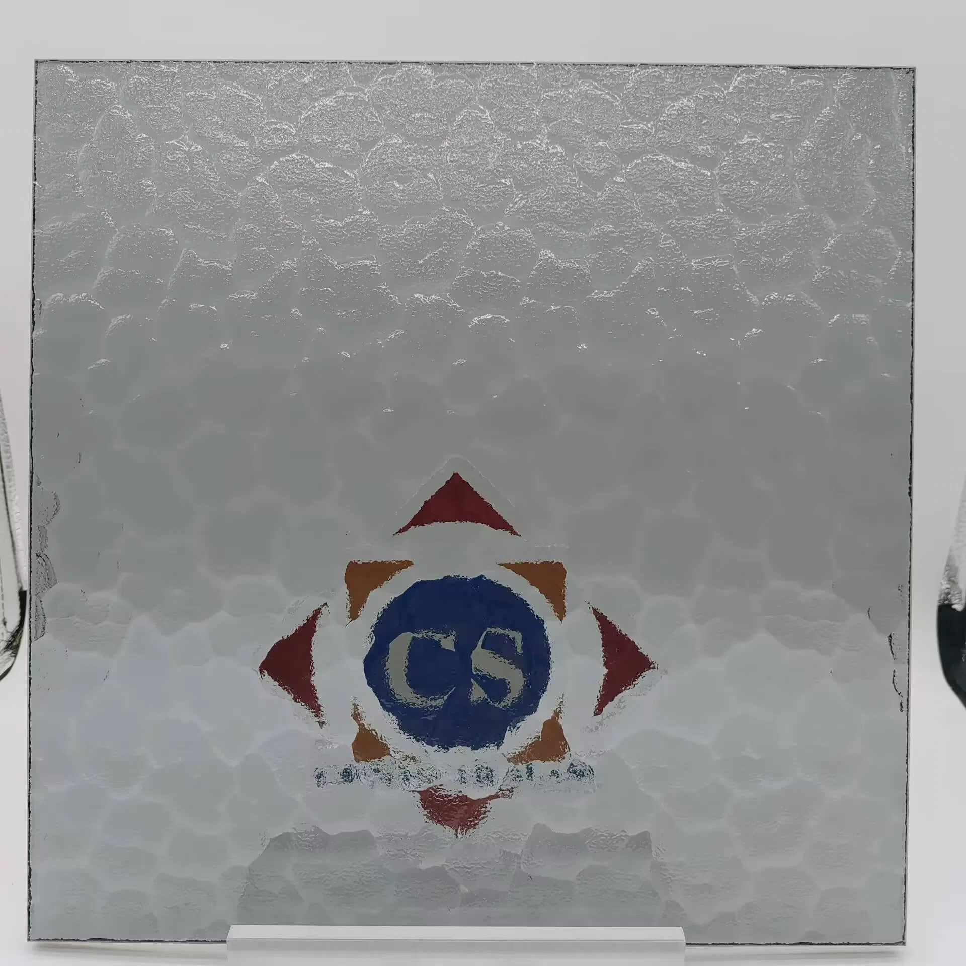 7mm 2140*3300mm Grey Aqualite Patterned Glass for Achitecture/Decorative/Furniture/Window