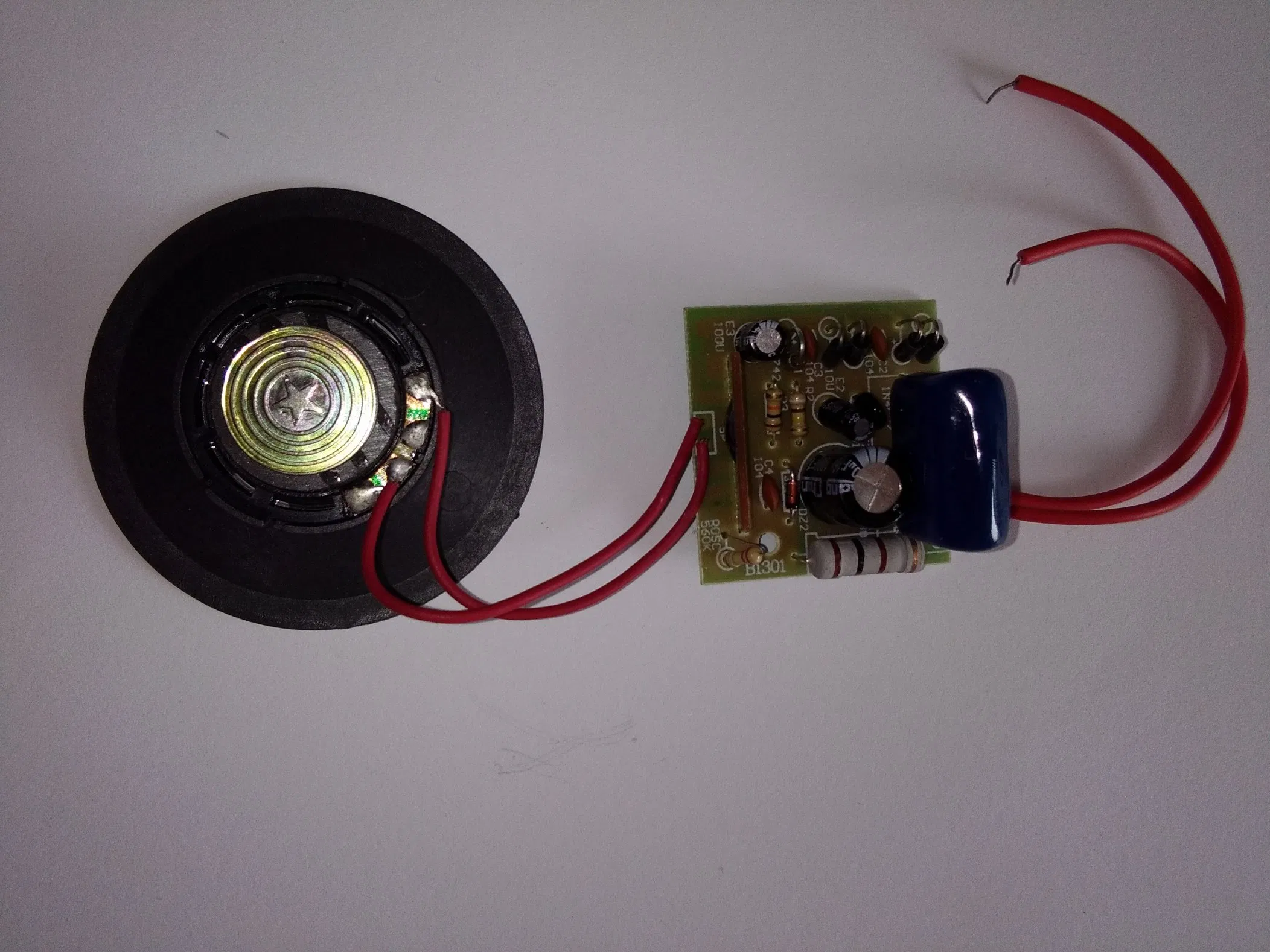 Owl Shape Bird Sound Doorbell with Flash Light