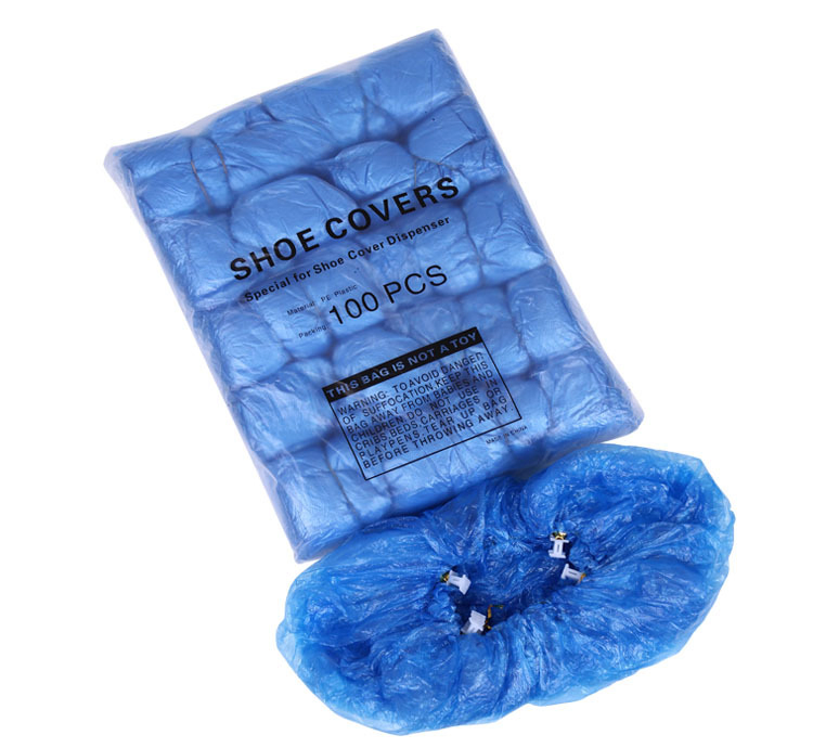Wholesale PE Plastic T Buckle Automatic Shoe Cover T Buckle Shoe Cover