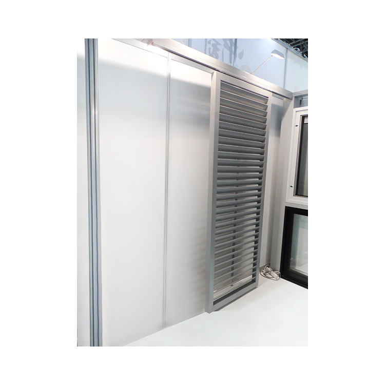 Luxury Window Blind Blackout Vertical Patio Louver Fixed Aluminum Louver Window