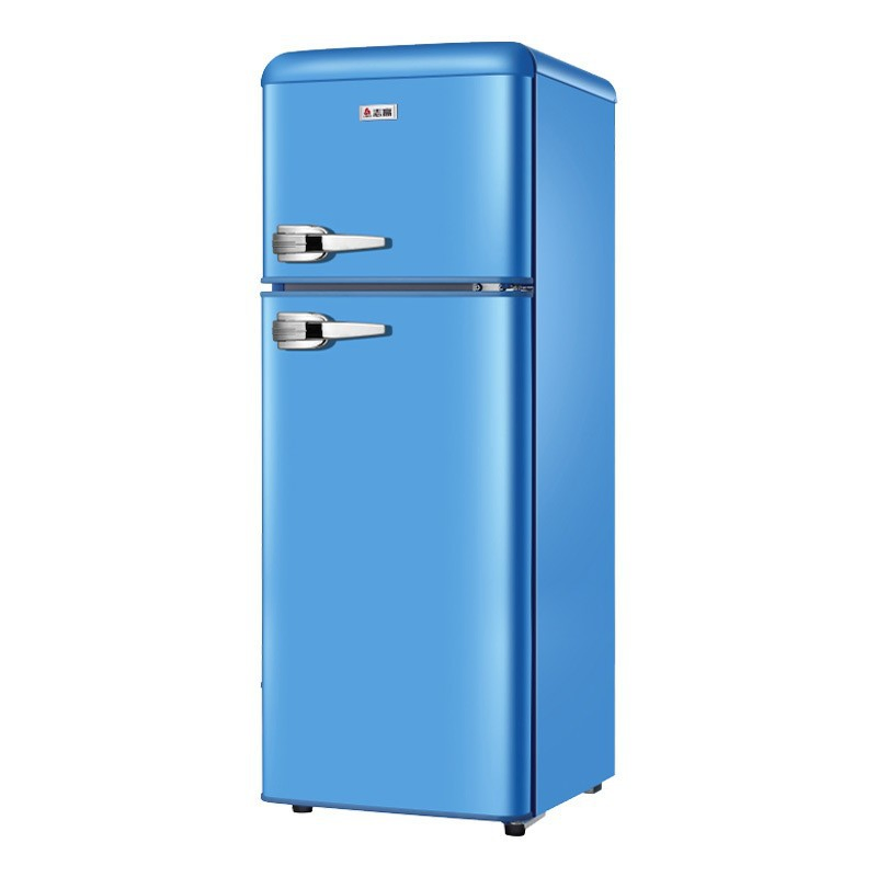 Small and Medium-Sized Light Sound Double Door Home Refrigerator
