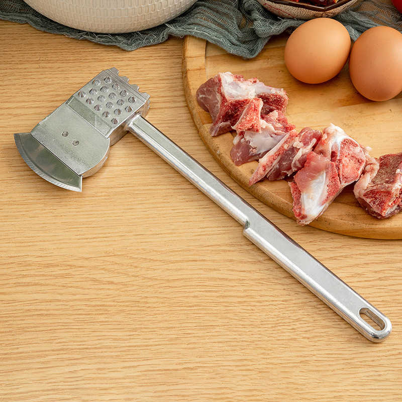 Multifunctional Aluminum Alloy Axe Type Meat Chopping Hammer Kitchen Meat Tenderizer