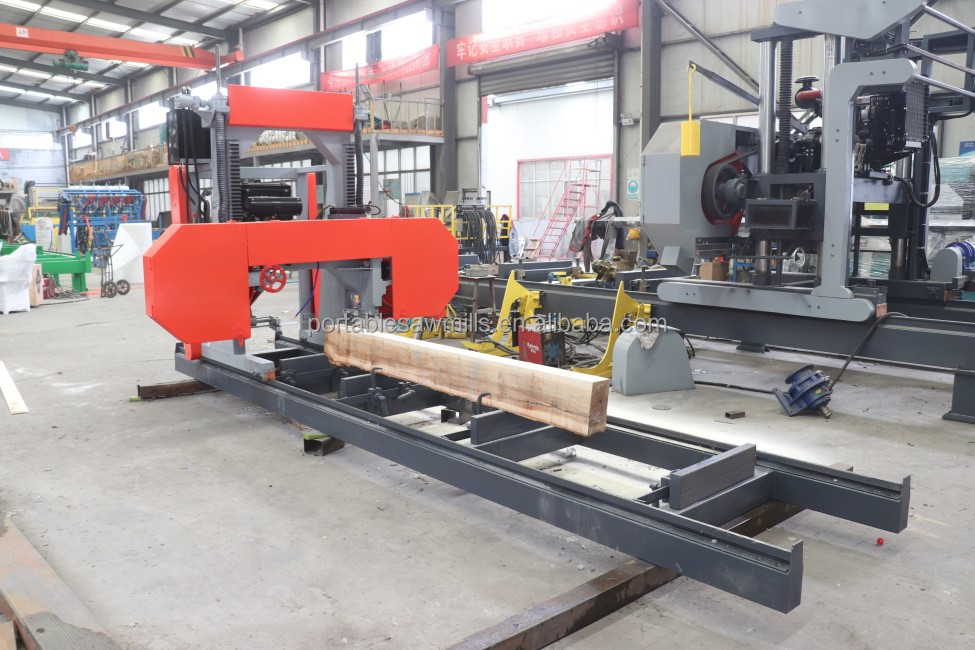 Пилорама ленточная мобильная с гидроприводом