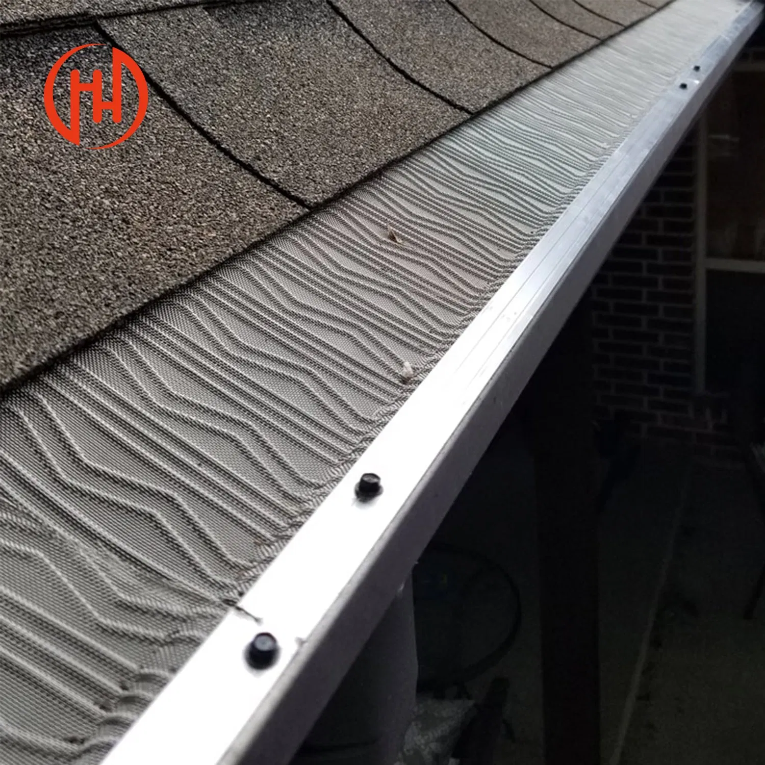 High Quality Anodize Black Aluminium Rain Water Gutter