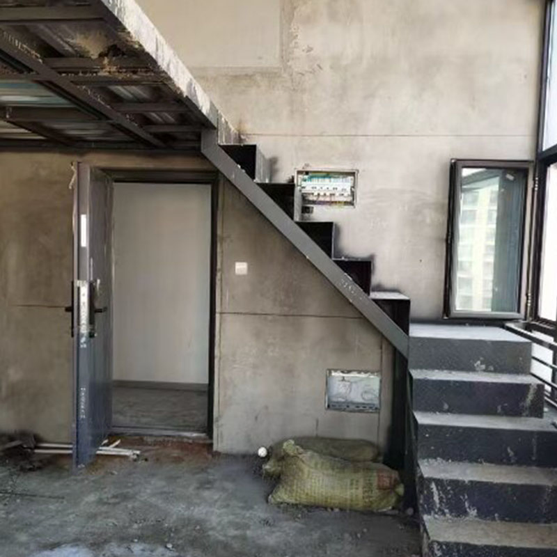 Steel Structure Staircase for Construction Engineering Walkway Steel Staircase