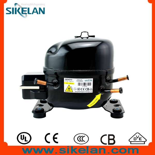 Hermetic Refrigerator Compressor, Ms Series-Model Qd43yg, R600A Gas, 220V