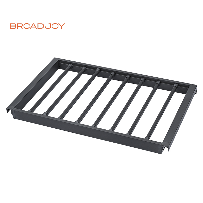 Top Mounted Damped Trousers Storage Rack Hanger Aluminum Closet Organizer Clothing Furniture Wardrobe Sliding Rack