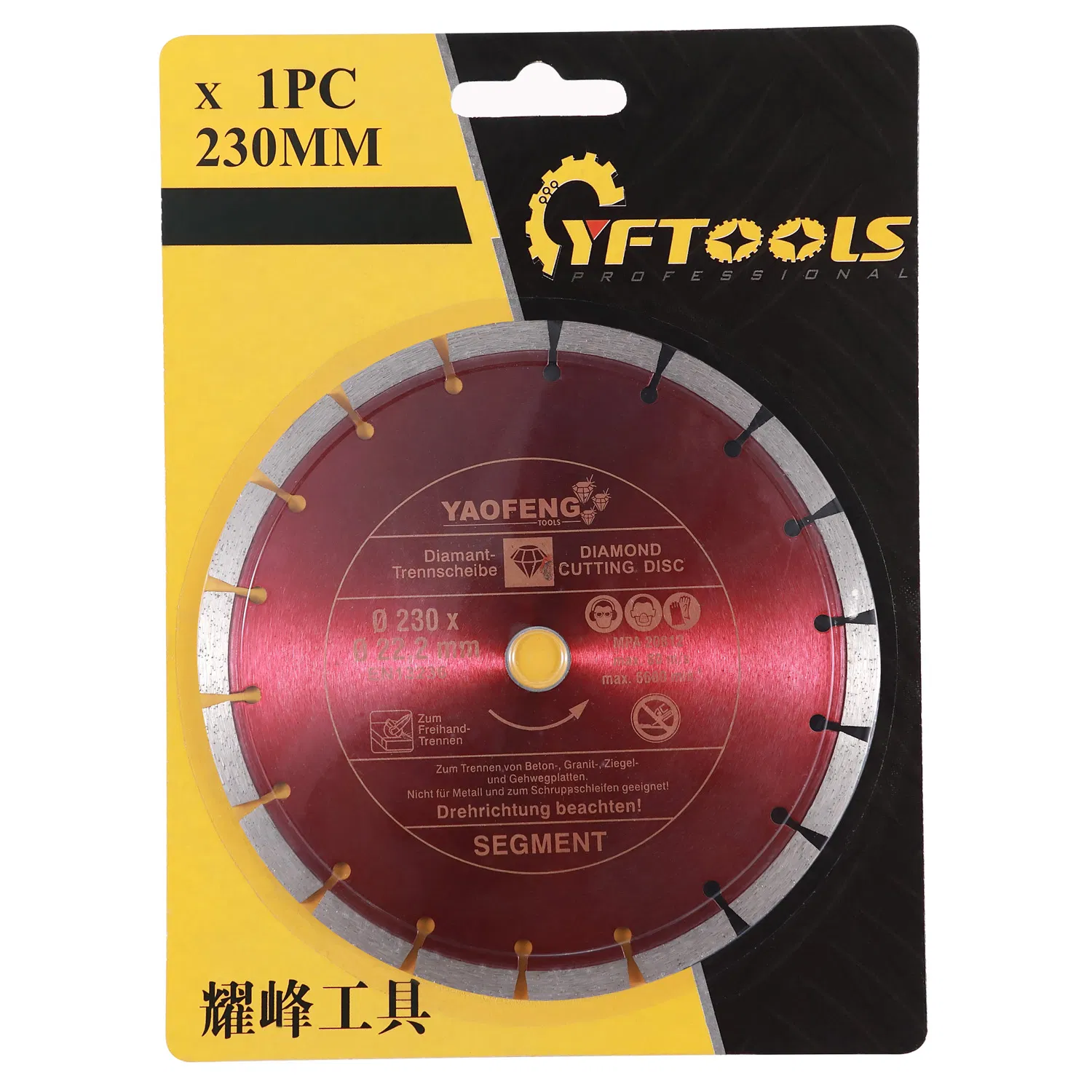 Segmented Circular Diamond Saw Blades for Marble, Granite, Concrete, Stone Material Cutting