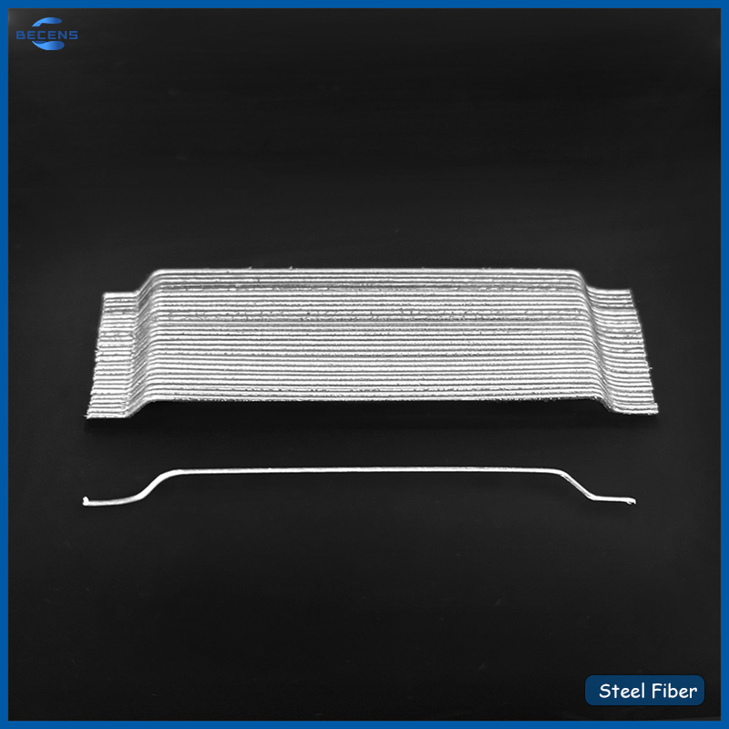 Hot Sale Glued Hooked End Steel Fiber Materials for Rpc Reinforcement and Construction