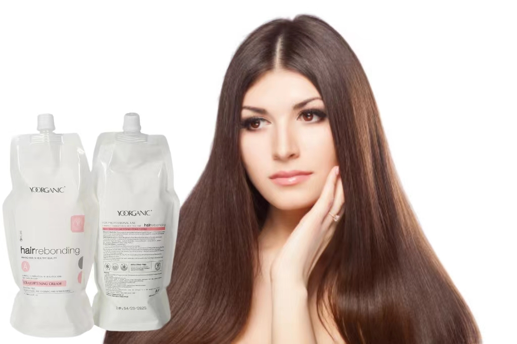 Private Label Hair Treatment Keratin Smoothing Permanent Hair Rebonding Hair Perm