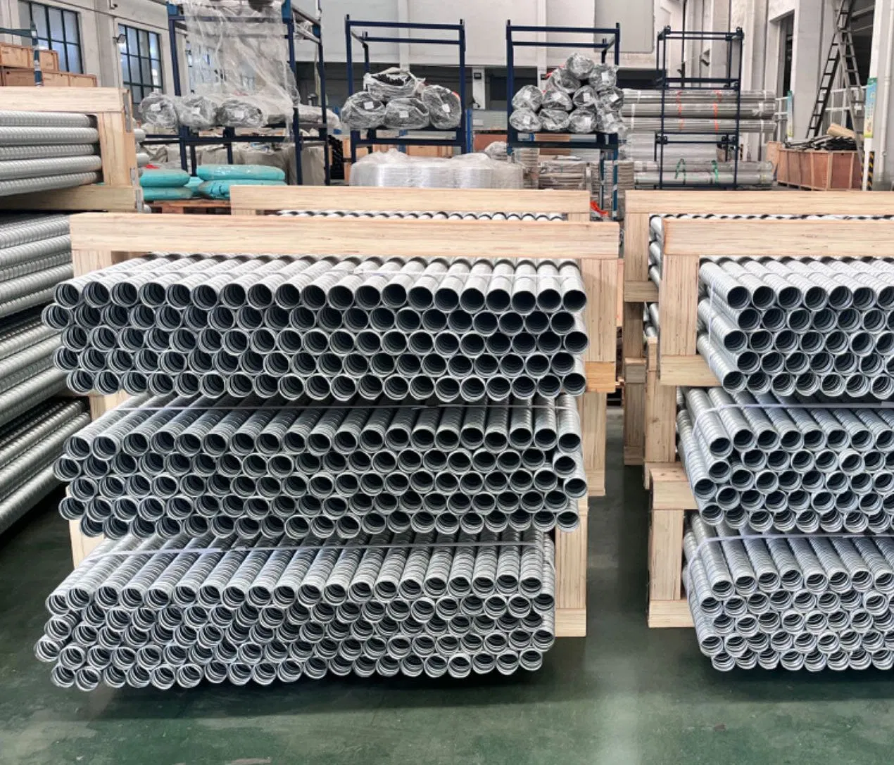 45mm Post Tension Galvanized Corrugated Round Metal Prestressed Pipe for Construction