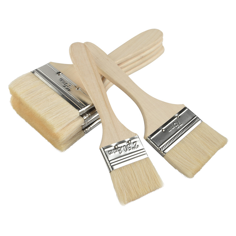 Малярная кисть с деревянной ручкой, 1-6 дюймов