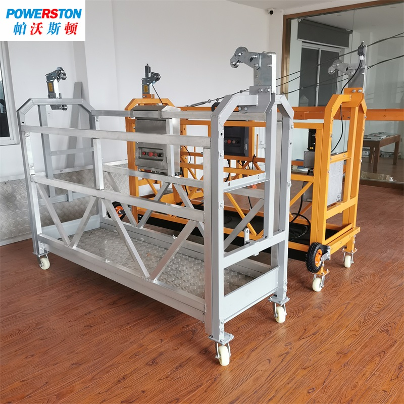Zlp630 Suspended Working Platform Steel Scaffolding Cradle Gondola Manual Suspended Platform