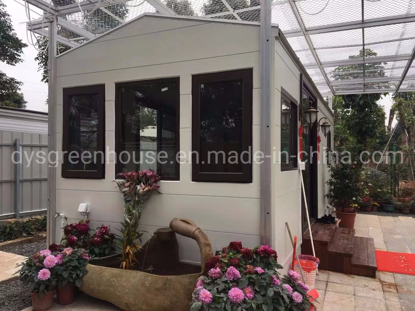 Assembly Type Aluminum Alloy Structure Mobile House Sunroom Greenhouse