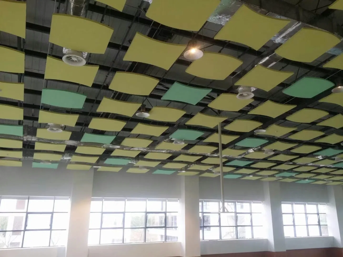 Good Price Acoustical Hanging Ceiling Rockwool Insulation Acoustic Clouds Sound Absorption Ceiling Panels