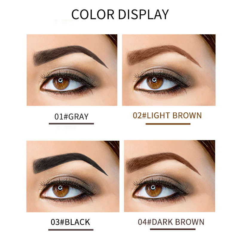 Natural Black Brown Eyebrow Tint Gel Makeup Eye Brow Enhancers Henna