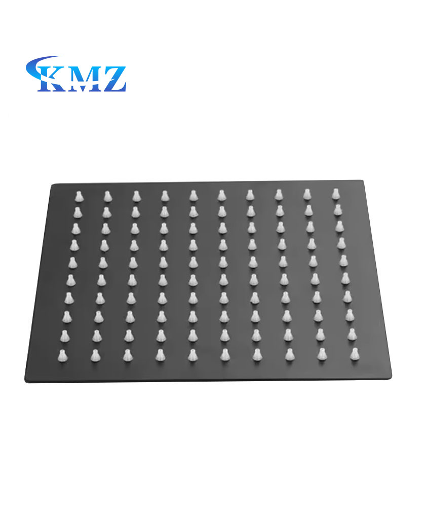 High Pressure Bathroom Wall Mounted Black Shower Head