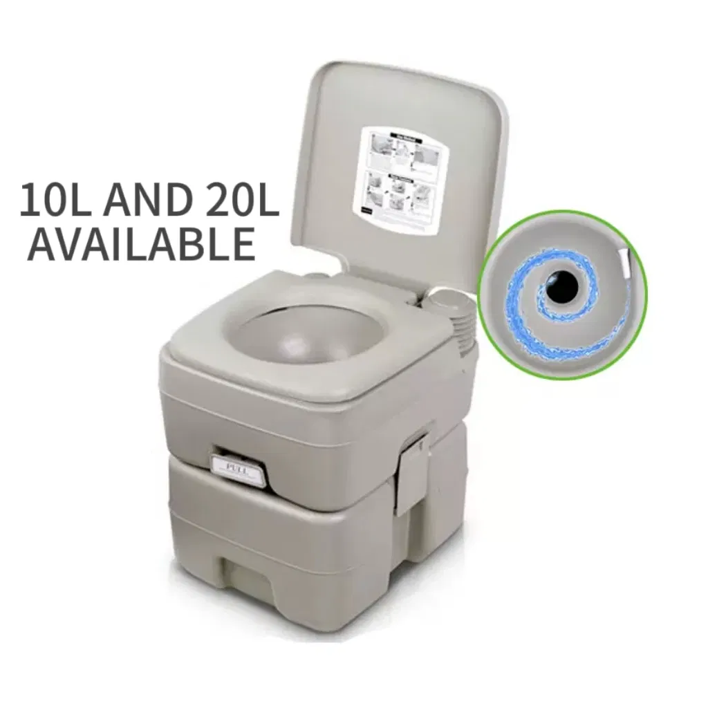 HDPE RV Plastic Toilet 20L for Refugee Rescue and Travl Caravan Car