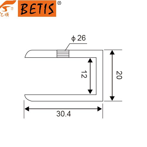 Factory-Price High-Quality Shower Enclosure Stainless-Steel Square Wall-Mount Clamp Bracket