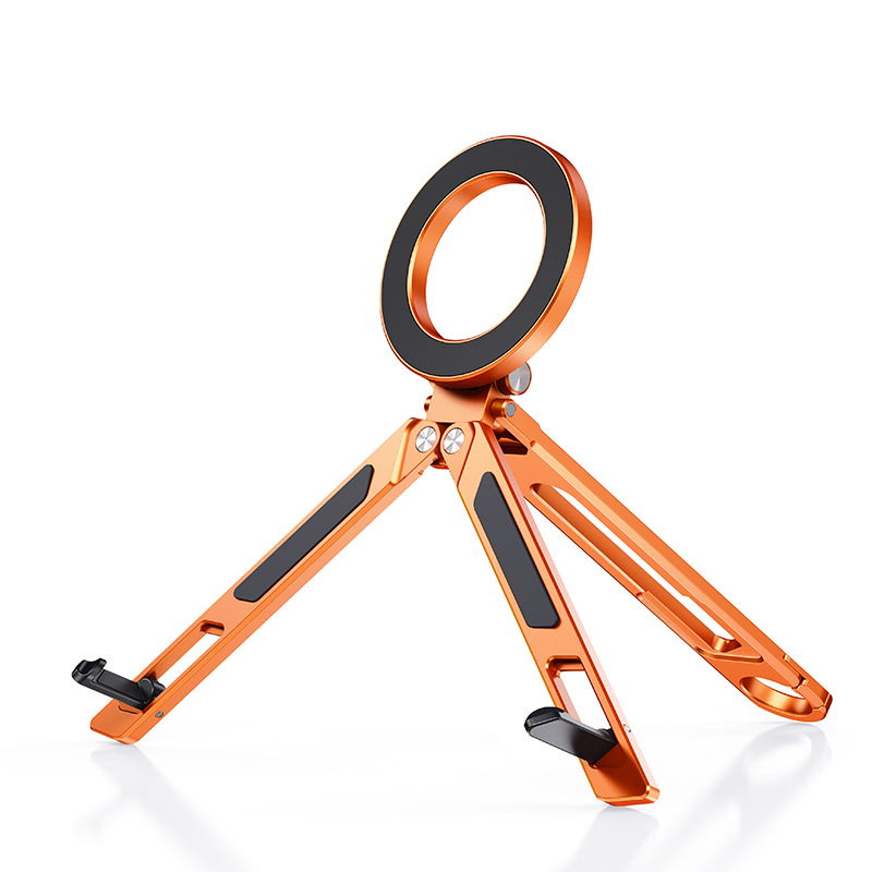 Магнитный держатель-штатив для телефона и ноутбука с карабином