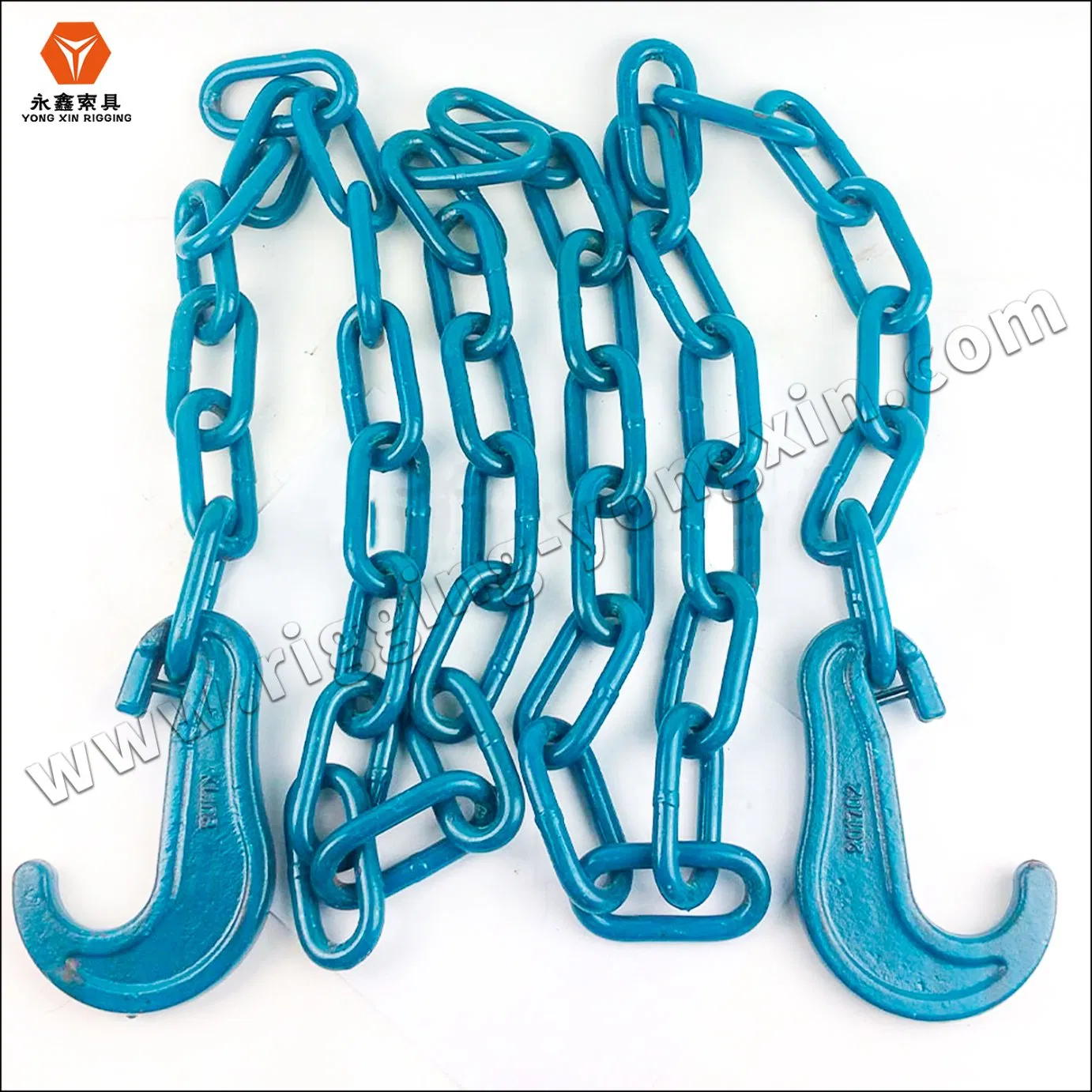 High Strength 13mm Alloy Powder Coating Lashing Chain with J/C Type Hook