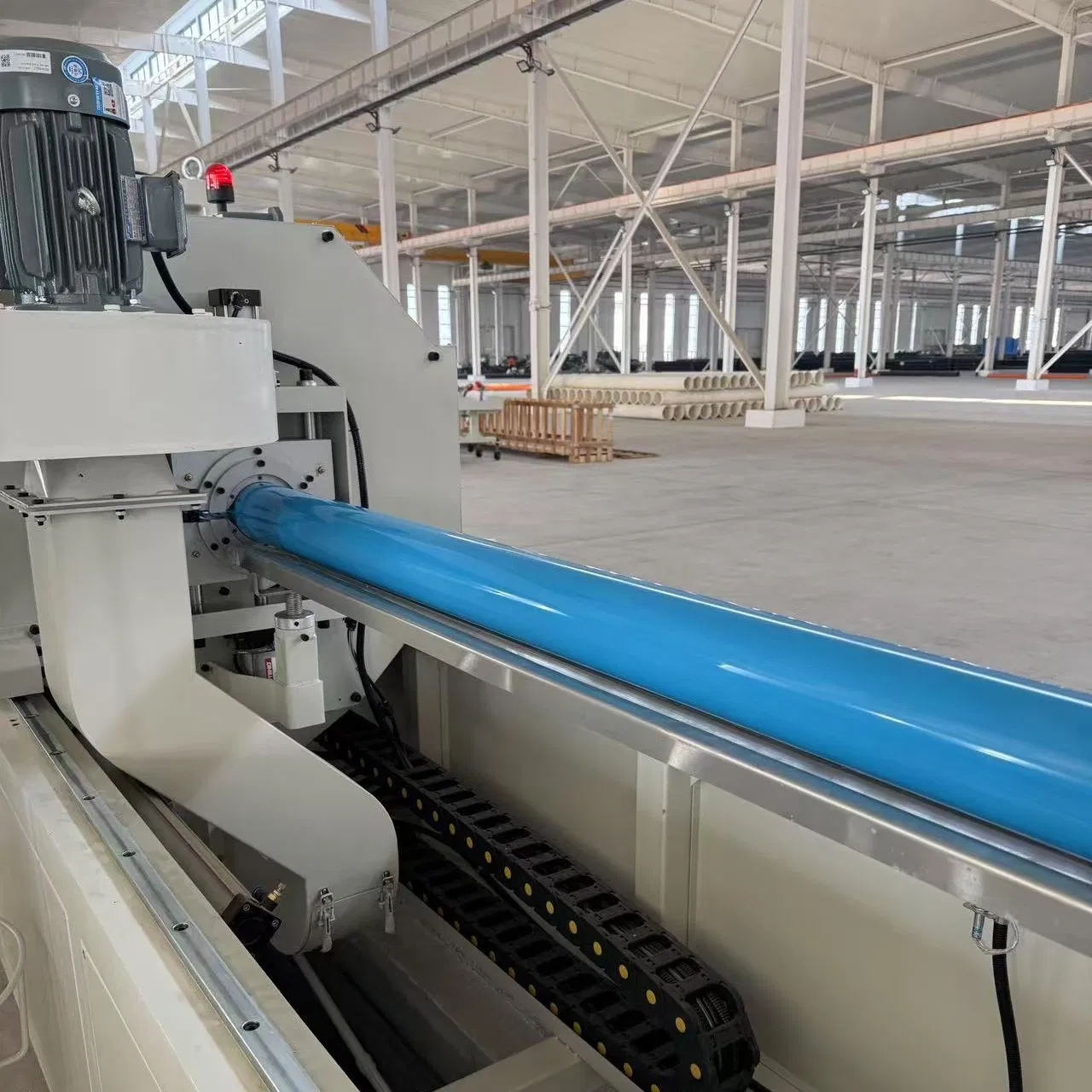 Blue Information Anduan 6 Meters Per Piece Chemical Sewage UPVC Power Pipe