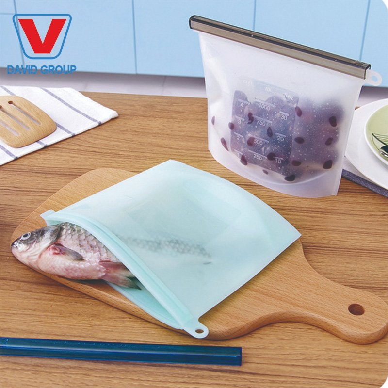 Silicon Folding Food Storage Bags for House