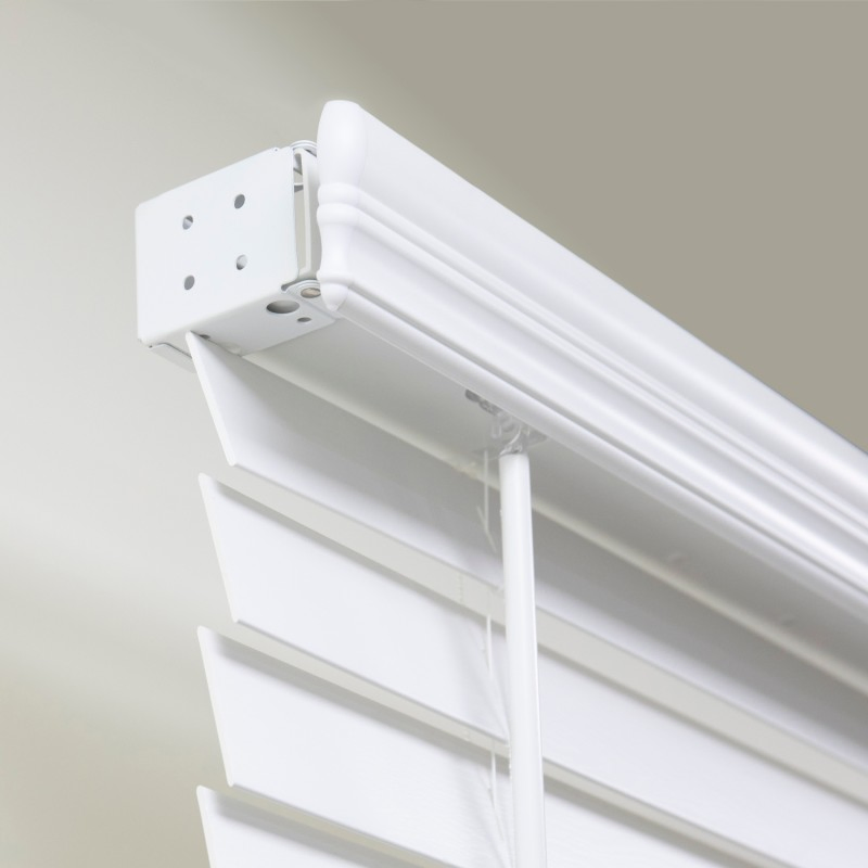 Chinese Faux Wood Cordless Vinyl Shades Blinds
