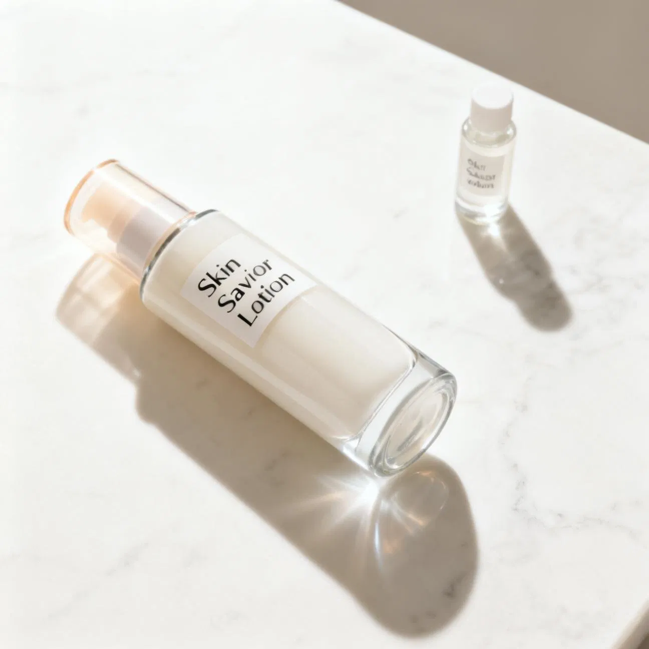 Protective Ceramide Np and Panthenol Sun Defense Face Lotion for UV Protection and Barrier Enhancement