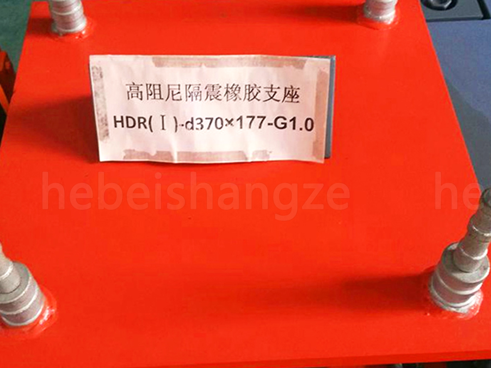 High Damping Rubber Bearing Elastomeric Bearing for Buildings