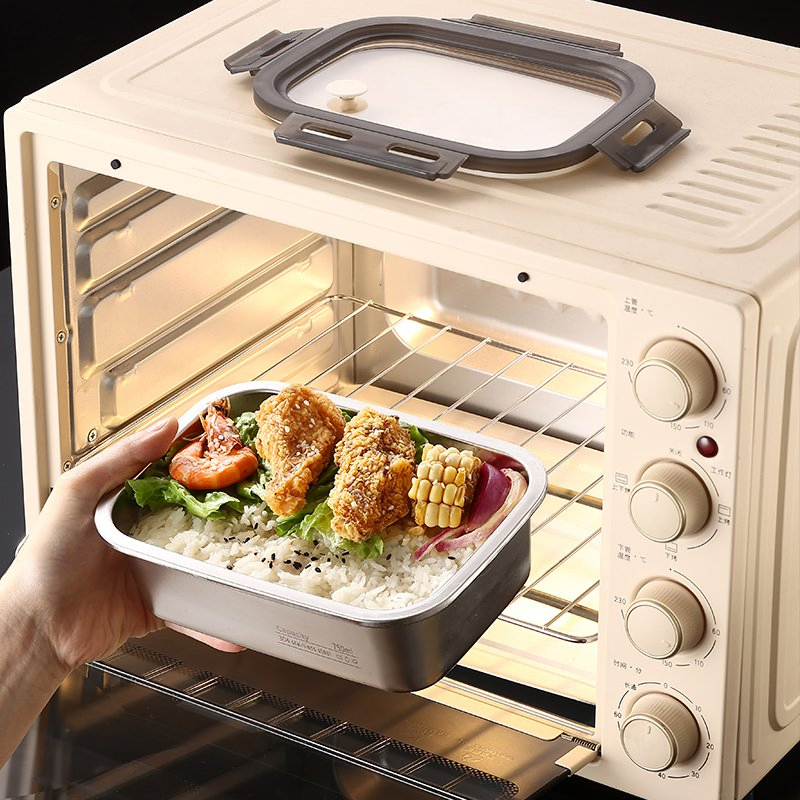 Stainless Steel Lunch Box, Leak - Proof Food Container, Bento Box