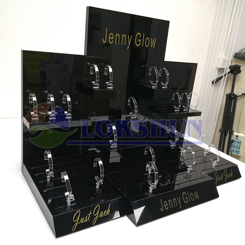 High Qualityoem/ODM Acrylic C Watch Display Wood Jewelry Dipslay