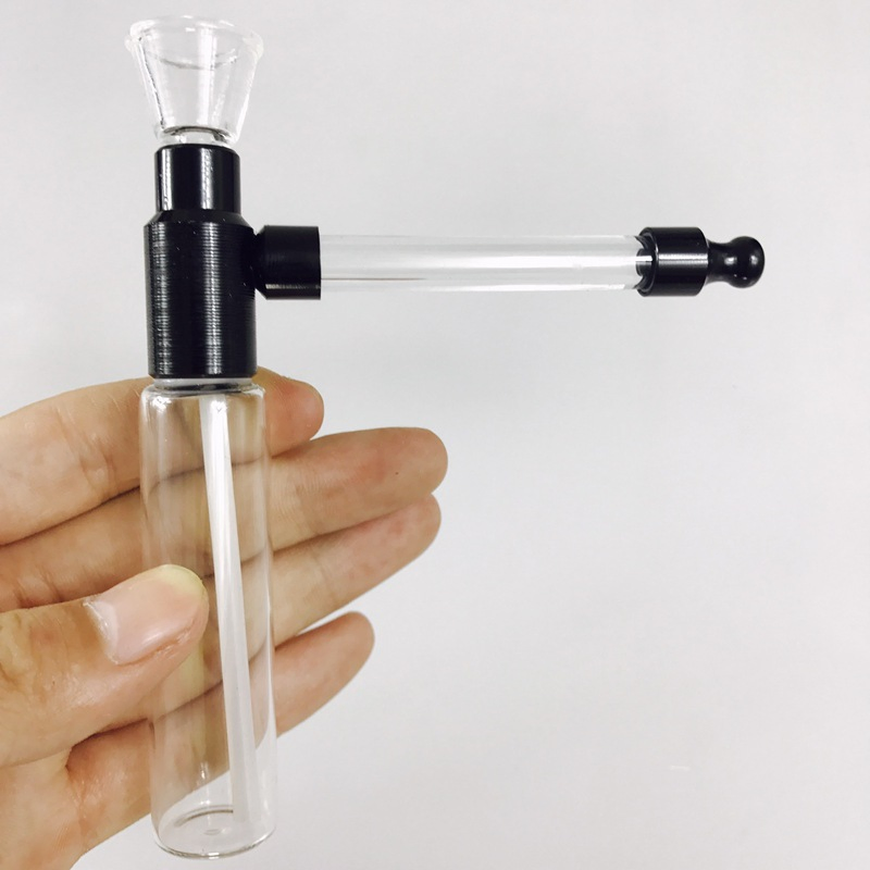 Hash Oil Pipe Glass Hand Bowl Pipe Mini Portable Easy to Carry